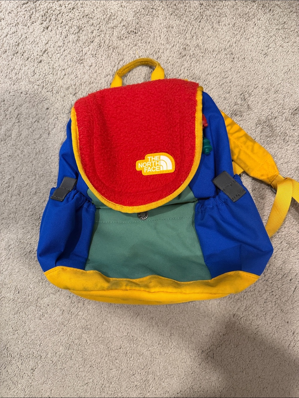 The North Face Kids Colorblock Backpack - Red/Blue/Green/Yellow